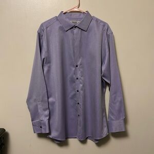 Murano Wardrobe Essentials Slim Fit Solid Long Sleeve Woven Shirt